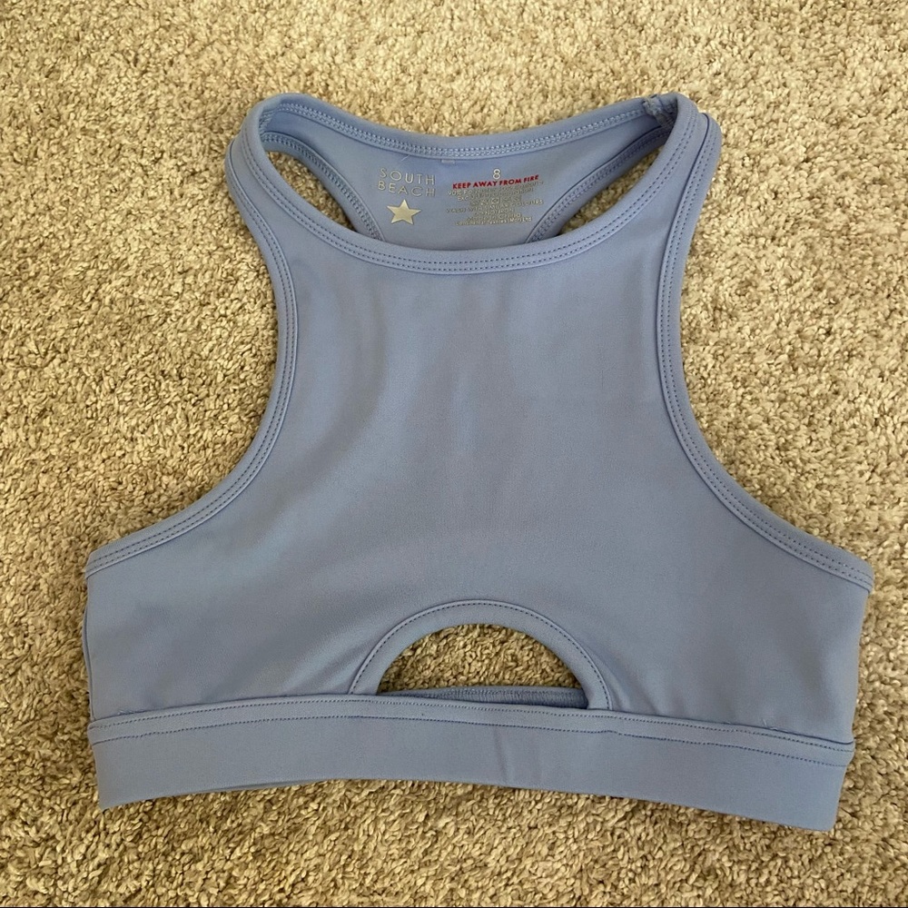 Cut Out Sports Bra/Swim Top